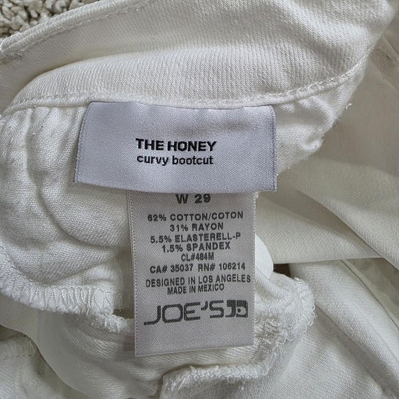 Joe's the Honey Curvy Bootcut White Jeans - Picture 4 of 9